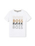 BOSS Kidswear Памучна тениска с лого - Pepit.bg