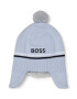 BOSS Kidswear Плетена шапка с помпон - Pepit.bg