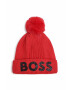 BOSS Kidswear Шапка с лого и помпон - Pepit.bg