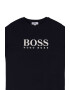 BOSS Kidswear Тениска с овално деколте и лого 1 - Pepit.bg