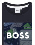 BOSS Kidswear Тениска с паук и принт - Pepit.bg