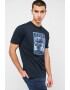 BOSS Памучна тениска с графика - Pepit.bg