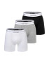 CALVIN KLEIN Боксерки с лого - 3 чифта - Бял/Черен/Сив - Pepit.bg