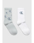 CALVIN KLEIN Чорапи с памук и монограм 2 чифта - Pepit.bg