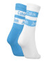 CALVIN KLEIN Десенирани чорапи с лога - 2 чифта - Pepit.bg