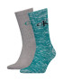 CALVIN KLEIN Дълги чорапи с лого - 2 чифта - Pepit.bg