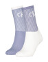 CALVIN KLEIN Дълги чорапи с монограм - 2 чифта - Pepit.bg