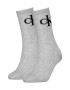 CALVIN KLEIN Дълги рипсени чорапи - 2 чифта - Pepit.bg