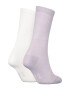 CALVIN KLEIN Дълги рипсени чорапи - 2 чифта - Pepit.bg