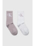 CALVIN KLEIN Дълги рипсени чорапи - 2 чифта - Pepit.bg