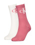 CALVIN KLEIN Дълги рипсени чорапи - 2 чифта - Pepit.bg