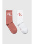 CALVIN KLEIN Дълги рипсени чорапи - 2 чифта - Pepit.bg