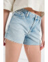 CALVIN KLEIN JEANS Къси слим дънки - Пастелносин - Pepit.bg