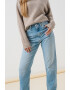 CALVIN KLEIN JEANS Прави дънки деграде - Светлосин меланж - Pepit.bg