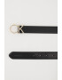 CALVIN KLEIN Кожен колан Re-Lock с монограм - Pepit.bg