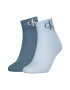 CALVIN KLEIN Къси чорапи с лого - 2 чифта - Pepit.bg