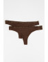 CALVIN KLEIN Танга с памук - 2 чифта - Pepit.bg