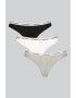 CALVIN KLEIN Танга с лого - 3 чифта - Pepit.bg