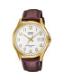 Casio Часовник с кожена каишка - Pepit.bg