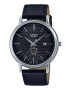 Casio Часовник с кожена каишка - Pepit.bg