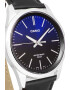 Casio Часовник с кожена каишка - Pepit.bg