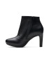 Clarks Кожени боти Ambyr с текстил - Pepit.bg