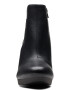 Clarks Кожени боти Ambyr с текстил - Pepit.bg