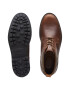 Clarks Кожени боти Bowzer с текстил - Pepit.bg