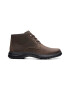 Clarks Кожени боти Brawley Up с релеф - Pepit.bg