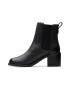 Clarks Кожени боти Chamberly Chelsea - Черен - Pepit.bg