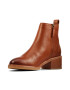 Clarks Кожени боти Cologne с цип - Pepit.bg