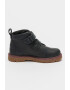 Clarks Кожени боти Lorcam - Ултрамарин синьо - Pepit.bg