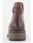 Clarks Кожени боти Maye-Ease с цип - Pepit.bg