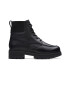 Clarks Кожени боти с текстил - Pepit.bg
