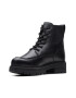 Clarks Кожени боти с текстил - Pepit.bg