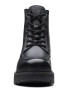 Clarks Кожени боти с текстил - Pepit.bg
