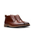 Clarks Кожени кларкове Aldwyn - Бордо - Pepit.bg