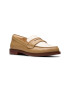 Clarks Кожени мокасини - Бял/Бежов - Pepit.bg