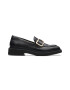 Clarks Кожени мокасини с токи - Черен - Pepit.bg
