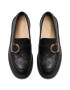 Clarks Кожени мокасини с токи - Черен - Pepit.bg