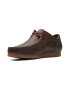 Clarks Велурени мокасини Shacre - Тъмнокафяв - Pepit.bg