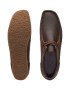 Clarks Велурени мокасини Shacre - Тъмнокафяв - Pepit.bg
