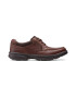 Clarks Кожени обувки Bradley с текстил - Pepit.bg