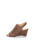 Clarks Кожени сандали Raven с перфорации - Pepit.bg