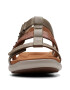 Clarks Кожени сандали с велкро - Pepit.bg