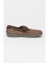 Clarks Мокасини Higley с велур - Pepit.bg