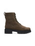Clarks Велурени боти Orianna - Каки - Pepit.bg