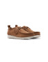 Clarks Велурени мокасини с лого - Pepit.bg