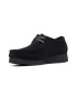 Clarks Велурени мокасини Wallabee - Черен - Pepit.bg