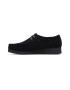 Clarks Велурени мокасини Wallabee - Черен - Pepit.bg